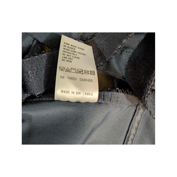 Goddess Plus Size Bra 46H 46 H Black Snake Print Sheer Support NO WIRE Wireless - Picture 4 of 5